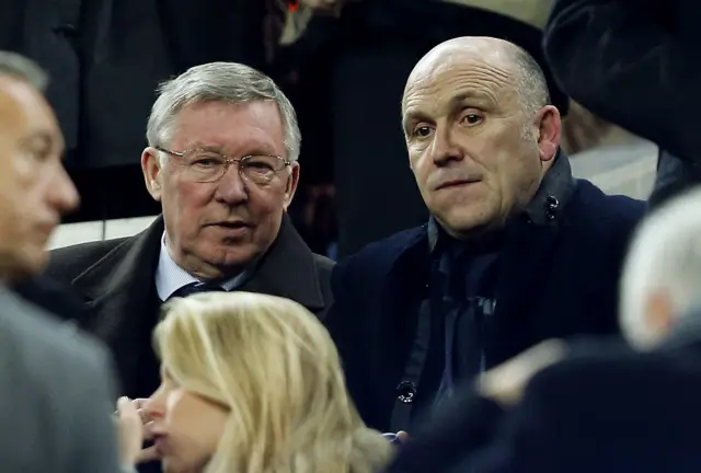 Alex Ferguson and Mike Phelan