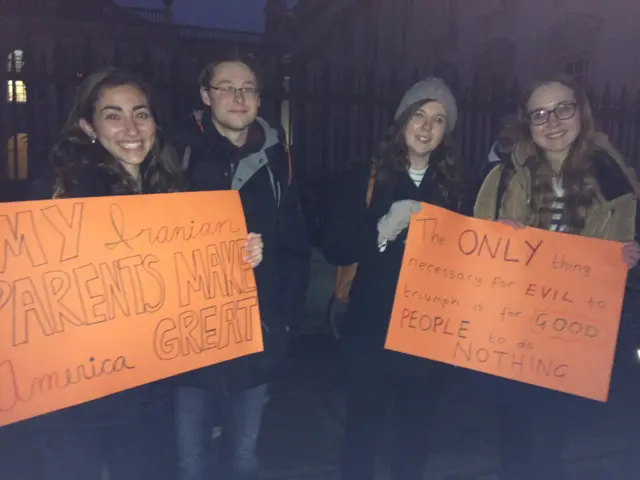 Protest in Cambridge