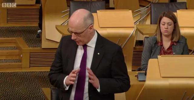 Education Secretary John Swinney