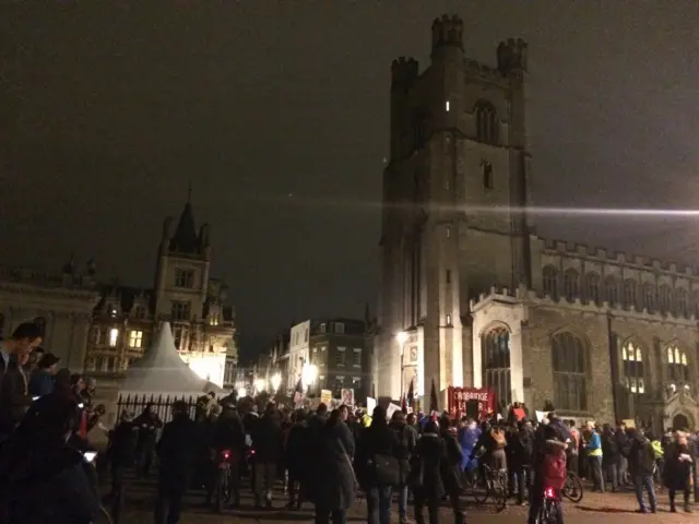 Protests in Cambridge