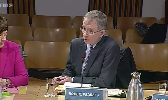 Healthcare Improvement Scotland chief executive Robbie Pearson