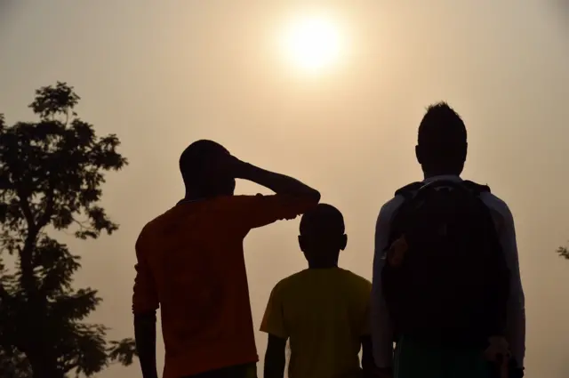 Three of the kids claiming to have been victims or witnesses of sex abuses on minors by peacekeepers soldiers of Sangaris operation