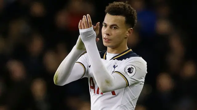 Dele Alli applauds fans