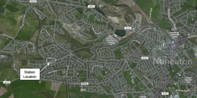 Station location plan
