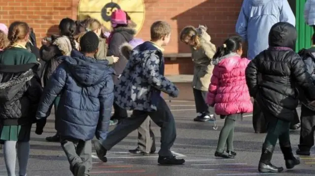 Children in a playground