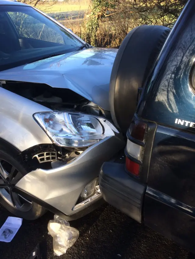 Scene of crash