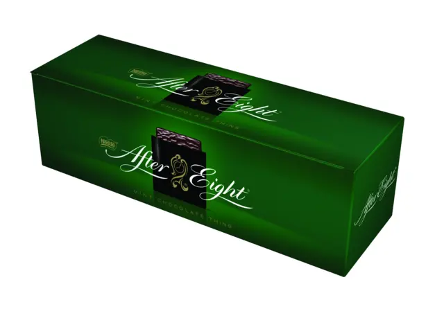 After Eight mints box