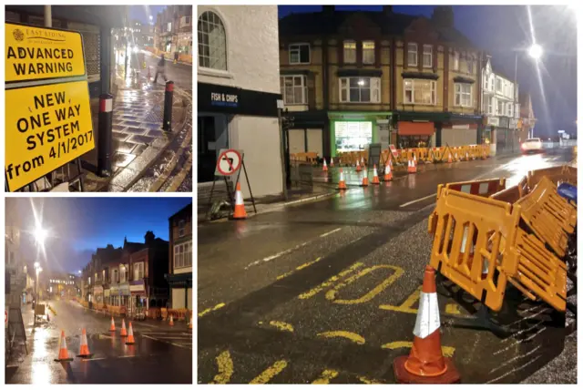 Bridlington road works