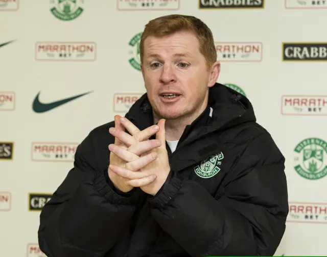 Hibs manager Neil Lennon