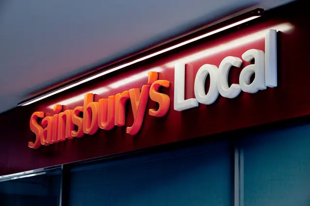 Sainsbury's Local sign