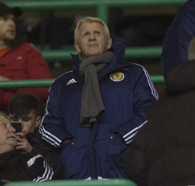 Scotland head coach Gordon Strachan at Easter Road