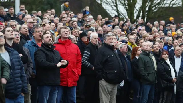 Supporters at Sutton