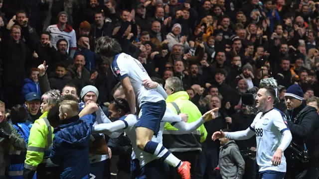 Preston celebrate