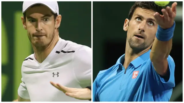 Andy Murray v Novak Djokovic