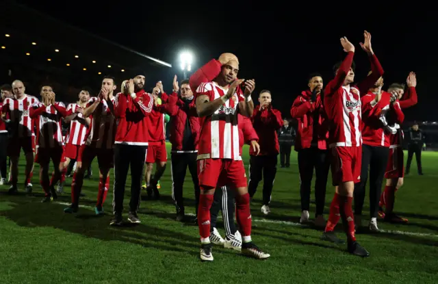 Stourbridge applaud the fans