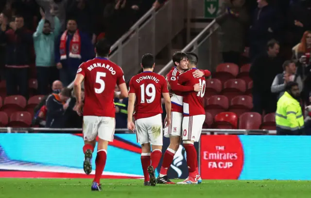 Middlesbrough celebrate