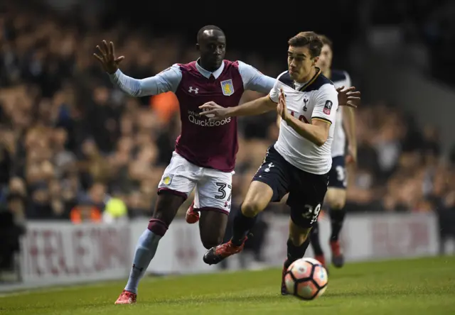 Albert Adomah and Harry Winks