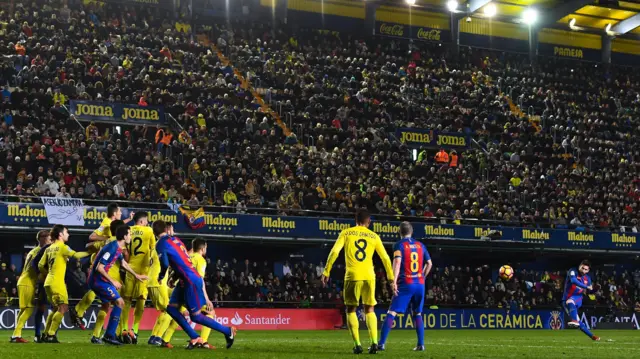 Lionel Messi free-kick