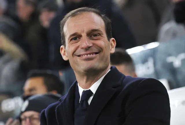 Juventus' coach Massimiliano Allegri