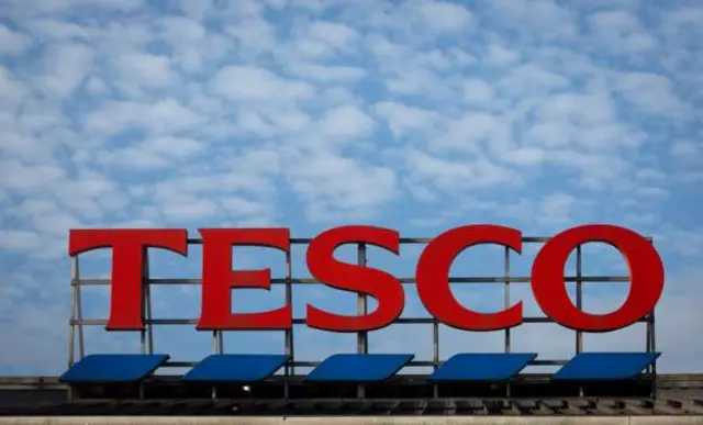 Tesco sign