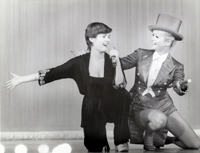 Carrie Fisher and Debbie Reynolds