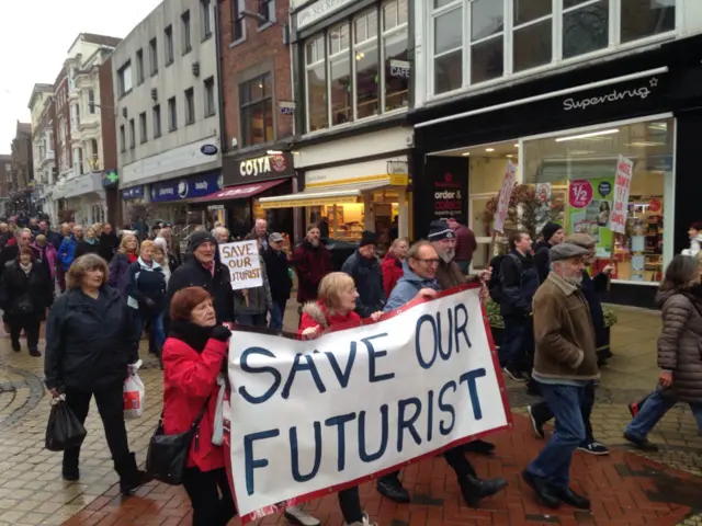 Scarborough Futurist protesters