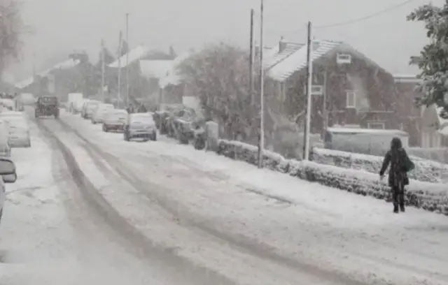 Snowy street