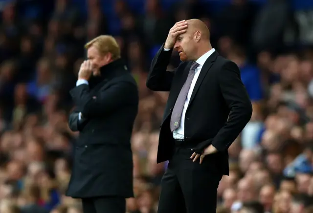 Sean Dyche reacts