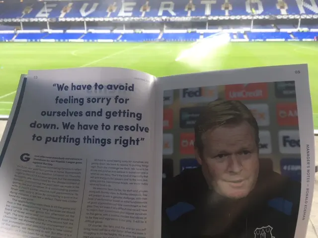 Everton programme