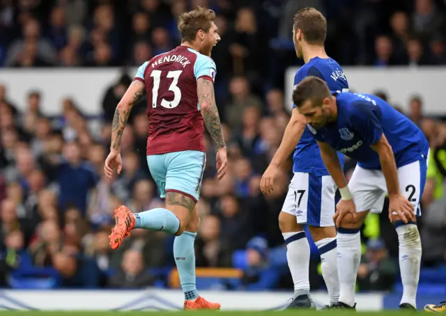 Hendrick celebrates scoring first goal