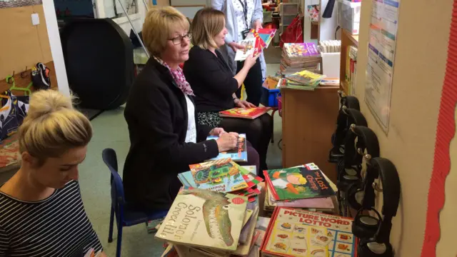 Women with books
