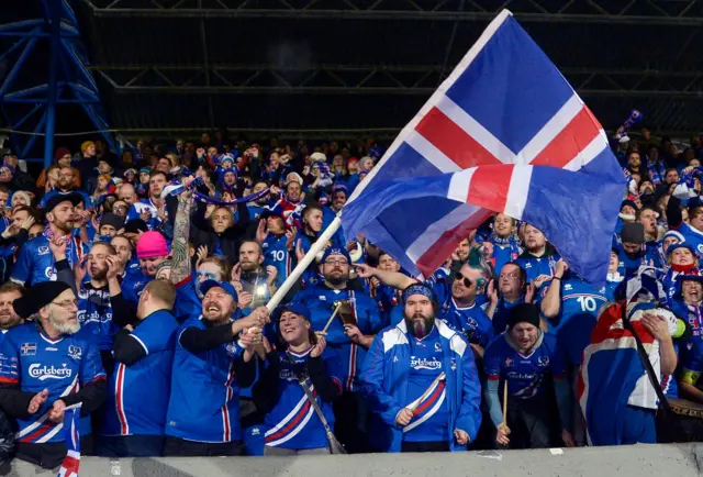 Iceland fans