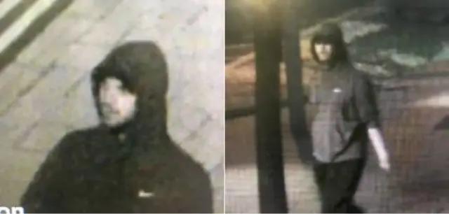 Man on CCTV footage