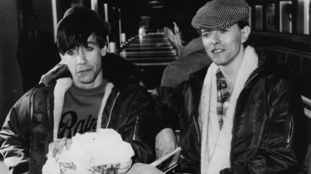 Iggy Pop and David Bowie
