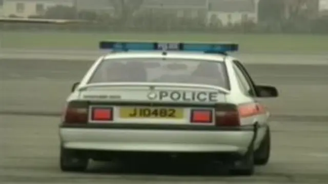 Late 80s police vehicle
