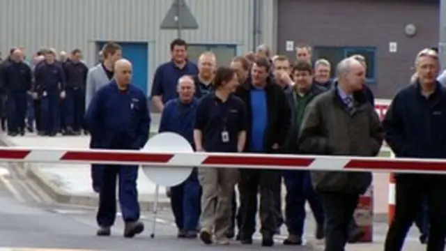 Workers at BAE in Brough