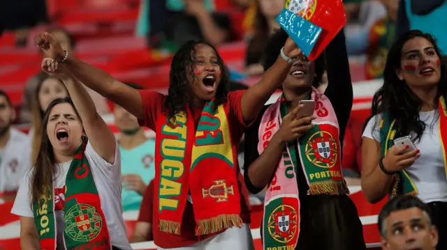 Portugal fans