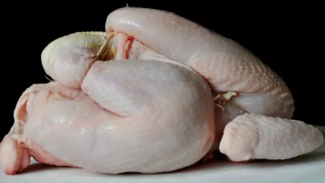 Raw chicken