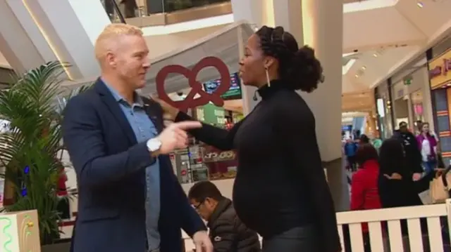 Singer Jamelia and former athlete Iwan Thomas