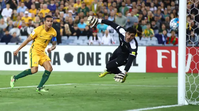 Tim Cahill of Australia