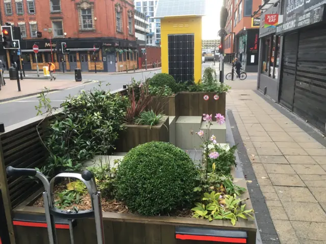 Parklet opens in Southside area of Birmingham