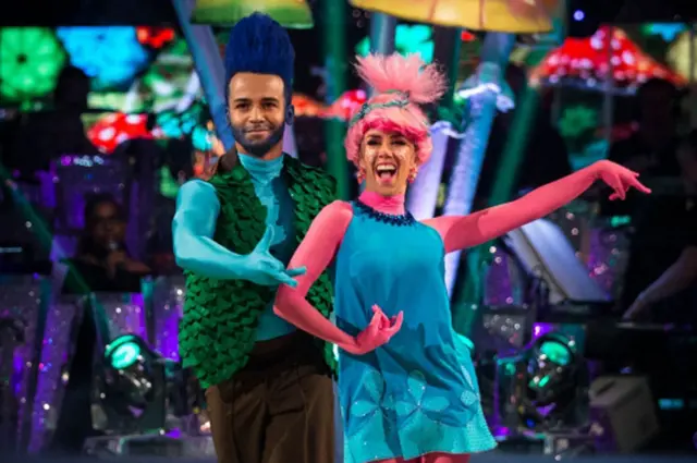 Aston Merrygold and Janette Manrara