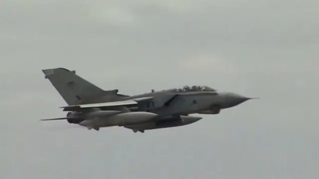 Tornado in flight at Marham