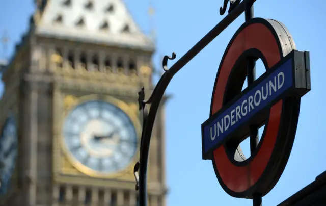 A tube sign in London