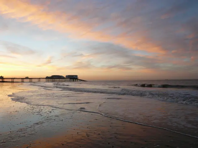 Cromer Pier at sunset