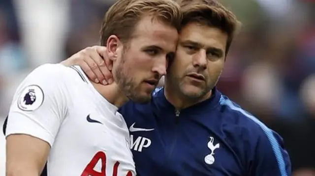 Harry Kane and Mauricio Pochettino