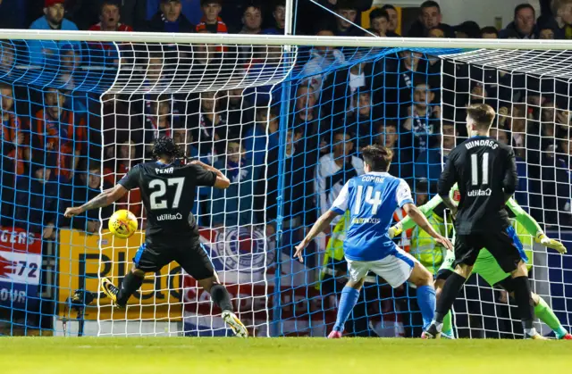 Carlos Pena puts Rangers in front after 27 minutes