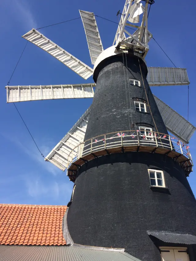 The black tower of Heckington Mill