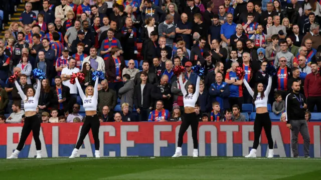 Crystal Palace cheerleaders