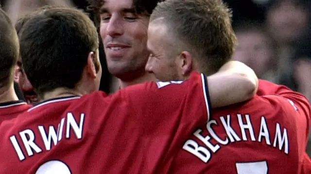 Denis Irwin and David Beckham